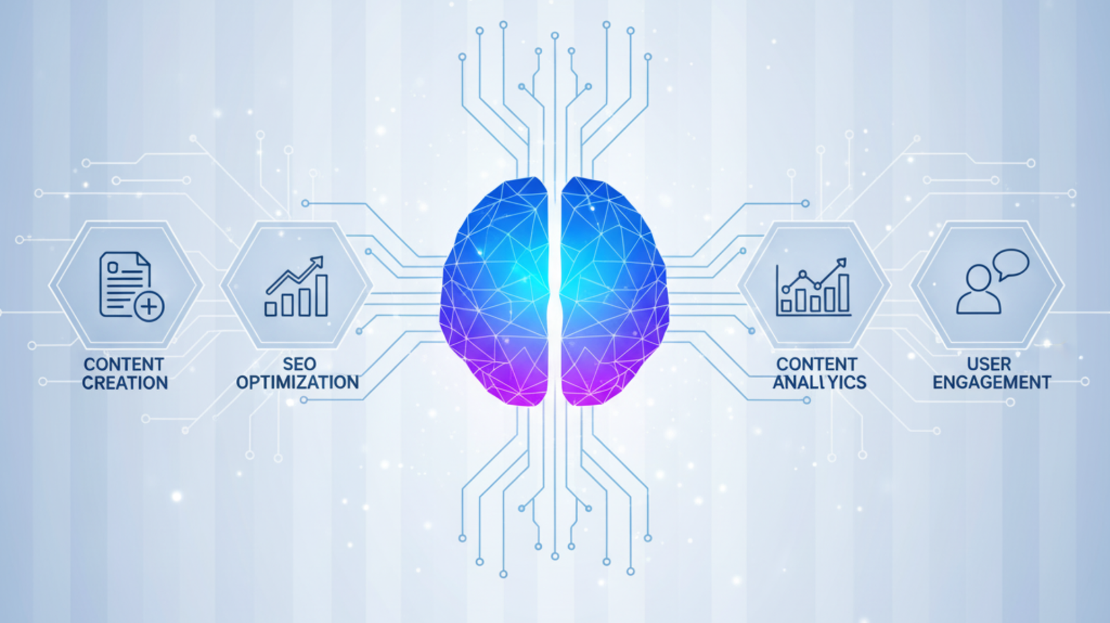 AI-powered CMS illustration